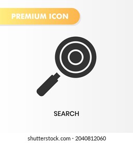 Suchsymbol für Ihr Website-Design, Logo, App, UI. Vektorgrafik-Illustration und bearbeitbarer Strich. Suchsymbol-Glyphdesign.