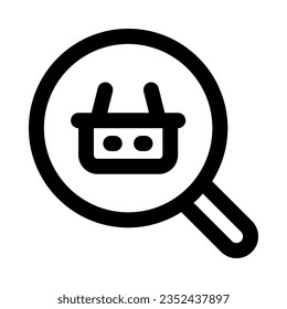 icono de búsqueda para tu sitio web, móvil, presentación y diseño de logotipo.