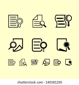Search icons