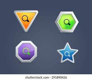 Search Icons Buttons