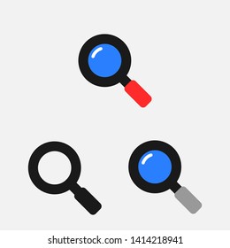 search icons design of flat and line style