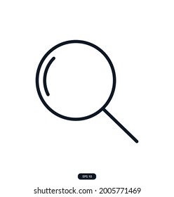 Suchsymbole. E-Commerce-Symbol. С Sammlung von Web- und App-Icons für einen Online-Shop, Lieferung, Zahlung, Einkaufswagen, Online-Shopping. Vektor eps10
