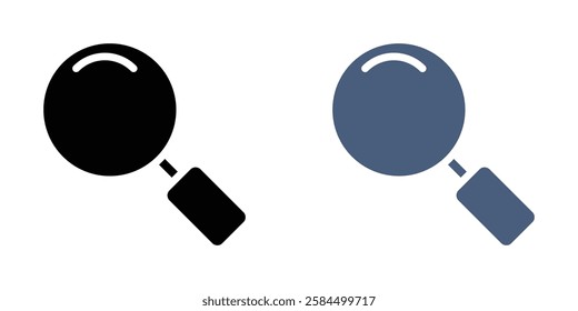 Search icons pack in black and colored version