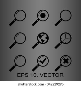 search icons set
