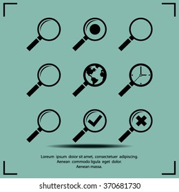 search icons set