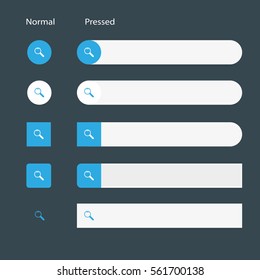 Search icons set. toolbar