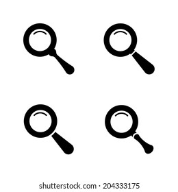 search icons set. vector eps8