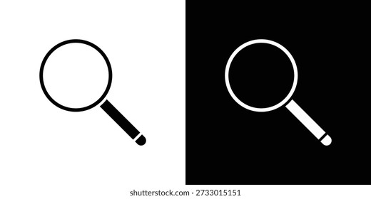 Search icons symbol for web and mobile filled vector isolated