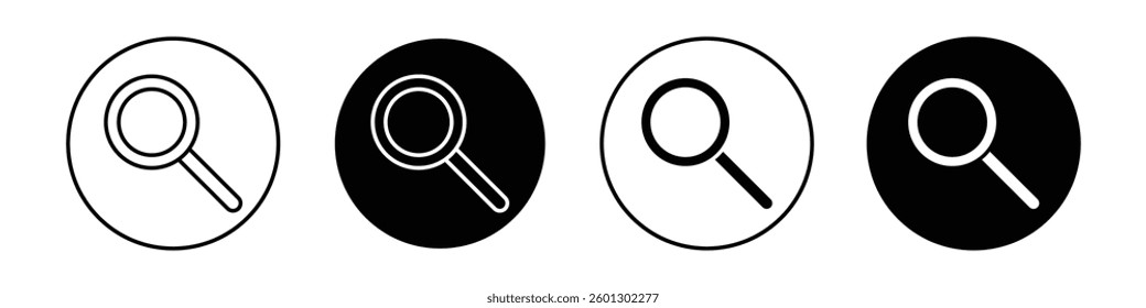 Search icons vectors graphics collection