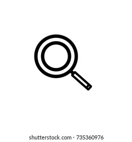 search icon,vector illustration. Flat design style. vector search icon illustration isolated on White background, search icon Eps10.
