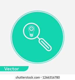 Search idea vector icon sign symbol