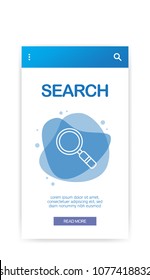 SEARCH INFOGRAPHIC ICON
