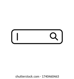 ilustración vectorial de icono de entrada de búsqueda