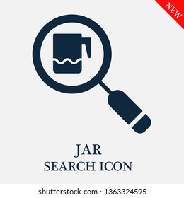 search Jar icon. Editable search Jar icon for web or mobile.