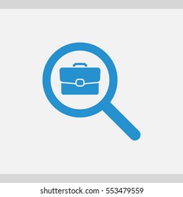 search job, icon. One of set web icons