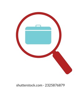 search job, icon. One of the web icon set