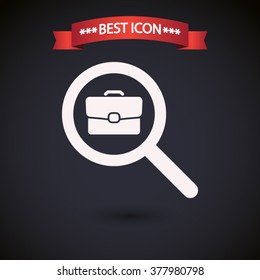 Search job icon vector