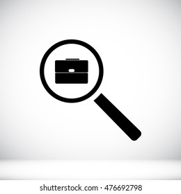 search job, icon, vector best flat, EPS