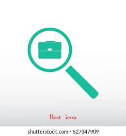 search job, icon, vector best flat icon, EPS