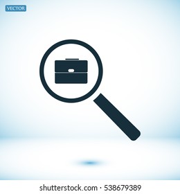search job, icon, vector best flat icon, EPS