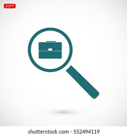 search job, icon, vector best flat icon, EPS