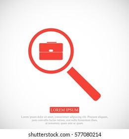 search job, icon, vector best flat icon, EPS