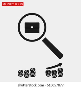 search job, icon, vector best flat icon, EPS
