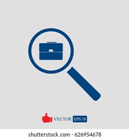 search job, icon, vector best flat icon, EPS