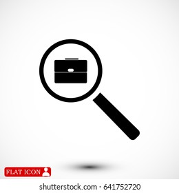 search job, icon, vector best flat icon, EPS