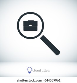search job, icon, vector best flat icon, EPS