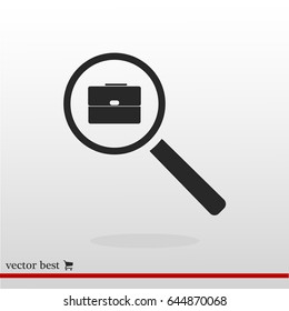 search job, icon, vector best flat icon, EPS