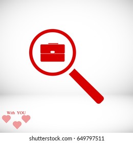 search job, icon, vector best flat icon, EPS