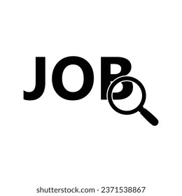 search job icon vector find job sign