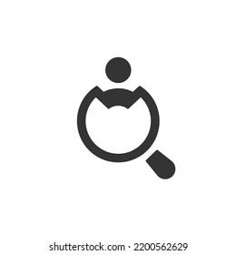 Search Job Icon, vector template
