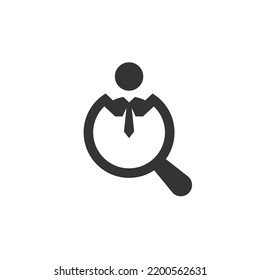 Jobsymbol suchen, Vektorvorlage