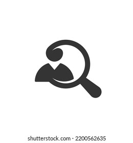 Search Job Icon, vector template