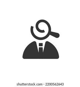 Search Job Icon, vector template