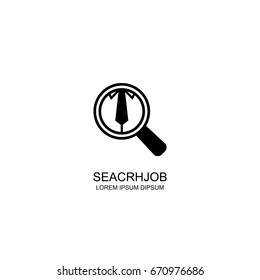 Search Job Logo Design Template