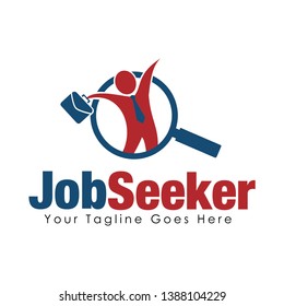 Search For Job Logo Template