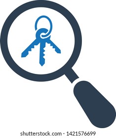 Search Keyword Icon. Keyword creative icon