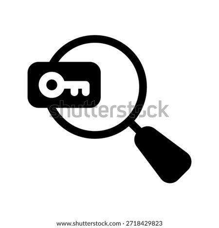 Search Keyword Icon Vector Symbol Design Illustration