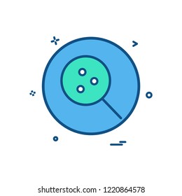 search lab basic icon vector design