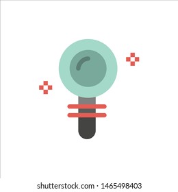 Search, Lab, Find, Biochemistry  Flat Color Icon. Vector icon banner Template. Vector Icon Template background