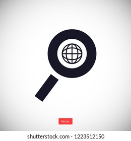 search for land vector icon 10 eps