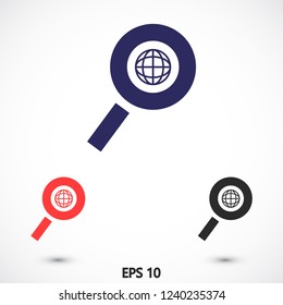 search for land vector icon 10 eps