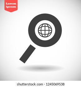 search for land vector icon 10 eps
