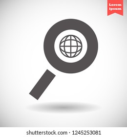 search for land vector icon 10 eps