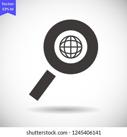 search for land vector icon 10 eps
