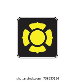 search light lantern symbol logo vector