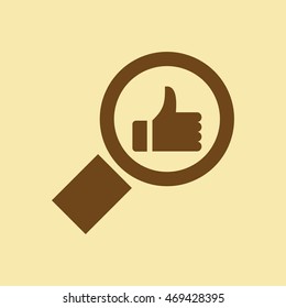 Search & Like icon.